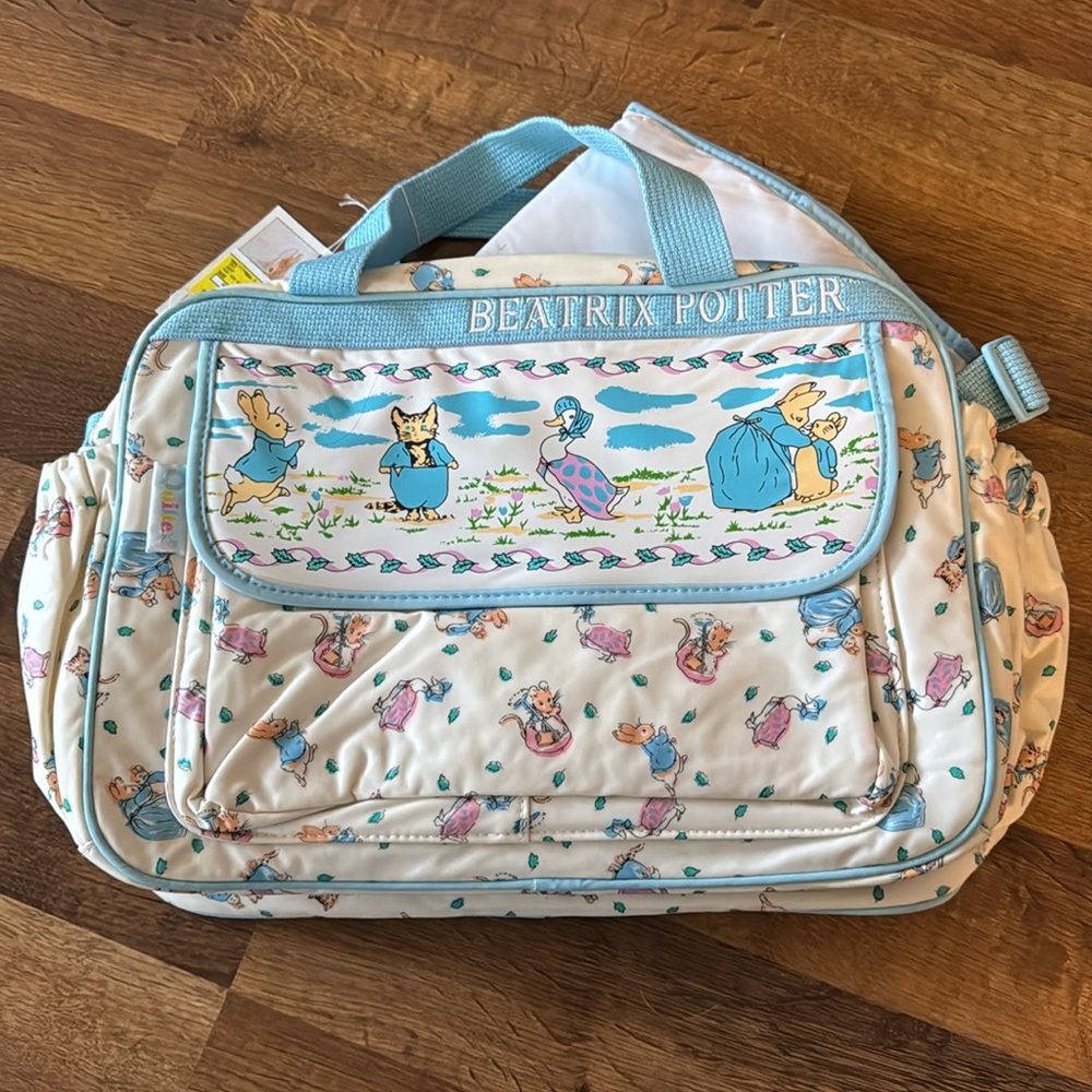 Vintage Beatrix Potter Diaper bag by quiltex 1992